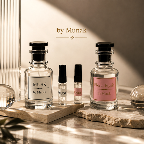 MUNAK BUNDLE - MUSK & FLORA Elysia 50ml & 5ml Testers